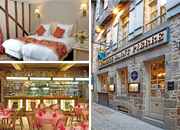 お泊りホテルは断然モンサンミッシェル島内