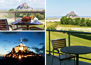 お泊りホテルはやっぱりモンサンミッシェルを眺められる対岸